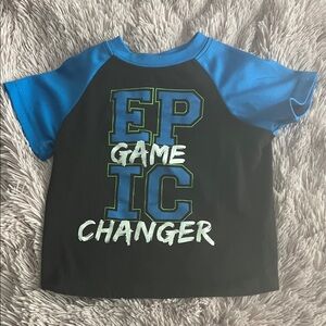Epic Game Changer Kids Shirt - Blue and Black